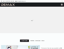 Tablet Screenshot of demaxbg.com